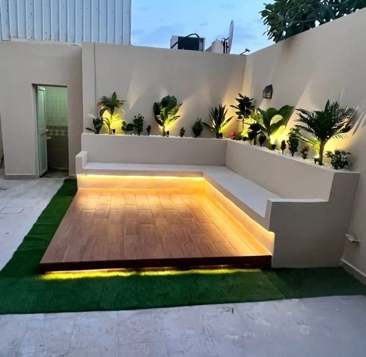 أفضل شركة تصميم جلسات خارجية للحدائق بالرياض