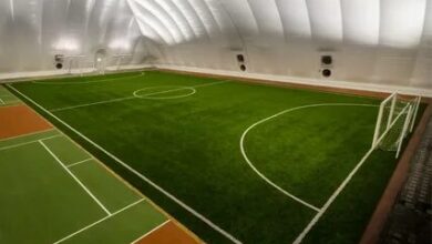 إنشاء وتصميم ملاعب بالرياض