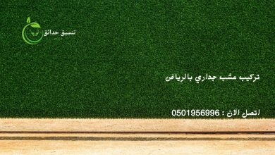 تركيب عشب جداري بالرياض