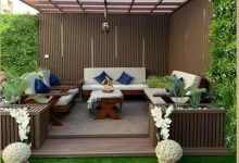 إنشاء جلسات خارجية للمنازل