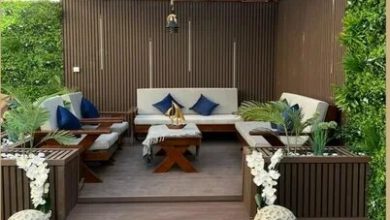 إنشاء جلسات خارجية للمنازل