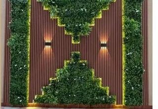 تركيب عشب جداري