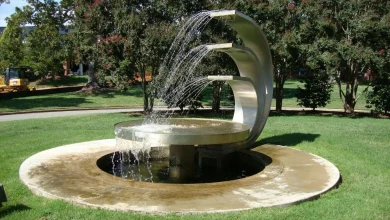 تصميم وانشاء الشلالات والنوافير بالرياض