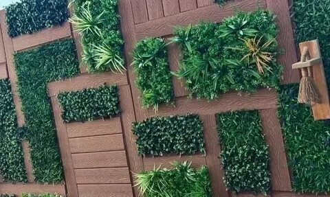 تصميم وتركيب عشب جدارى بالرياض