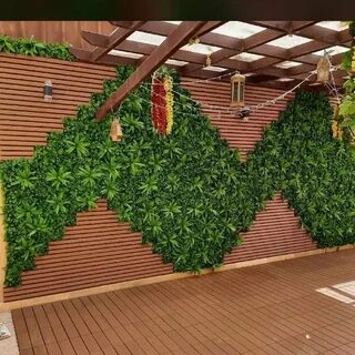 طريقة تركيب العشب الجدارى