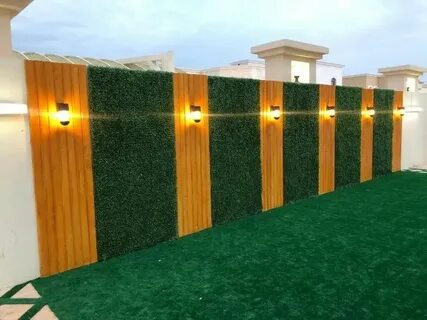 تركيب عشب جداري للمنازل والفلل