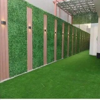 تركيب العشب الجداري للمنازل