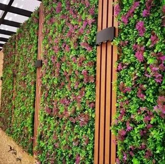 تركيب عشب جدارى