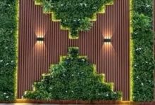 تركيب العشب الجدارى فى الرياض