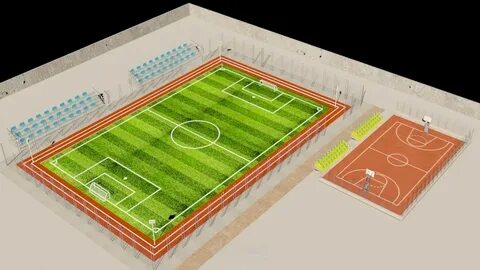 إنشاء ملاعب