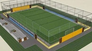 تصميم وتجهيز ملاعب كرة القدم بالرياض