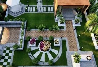 تنسيق حدائق منزلية بالرياض